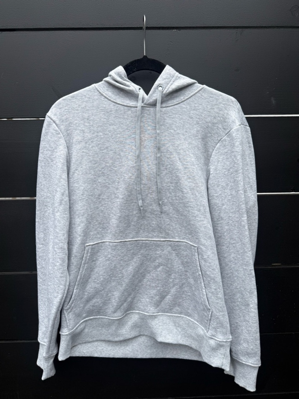 Athletic Works Gray Pullover Hoodie Size Small Cozy Basic Sweatshirt